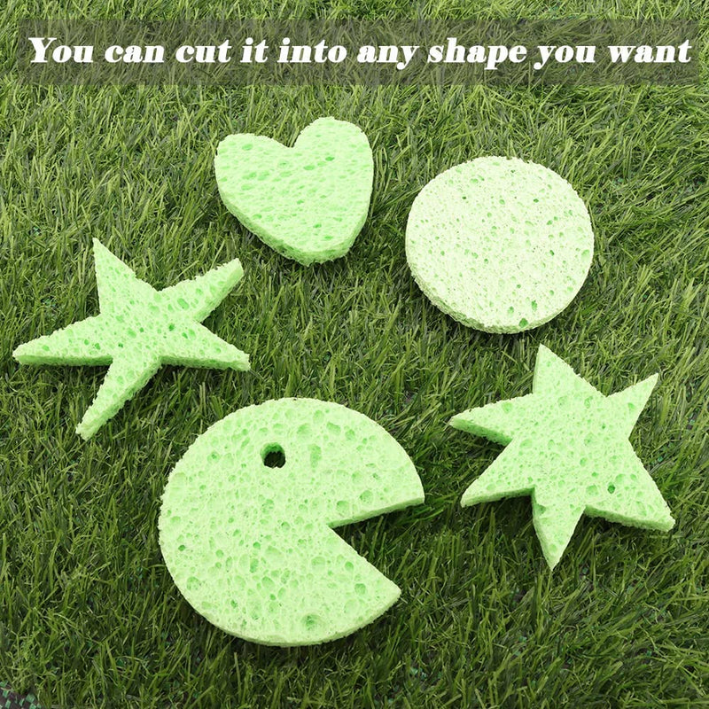 kcrygogo Hermit Crab Green Sponge Hermit Crab Accessories for Maintaining Hermit Crab Tank Humidity Supplies(10pcs) - PawsPlanet Australia