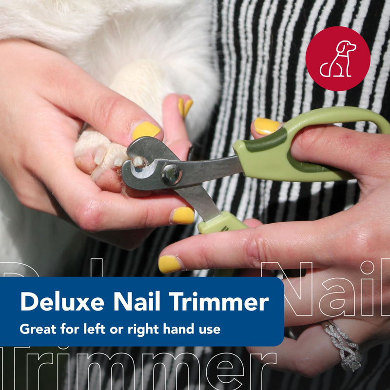 Coastal Pet Safari Dog Deluxe Nail Trimmer - Large Finger Hole and Easy Grip - Stainless Steel Pet Nail Clippers - One Size - PawsPlanet Australia