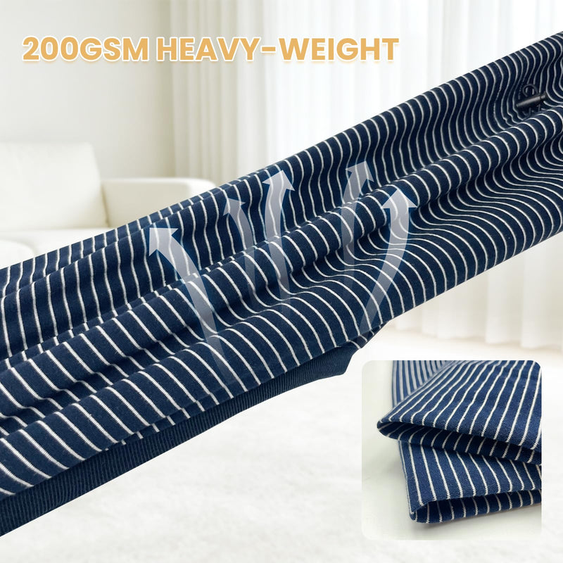 Dog Recovery Suit,Recovery Suit for After Surgery Male/Female Dogs,Cone E-Collar Alternative Pet Vest,Anti-Licking Navy blue stripe XXS