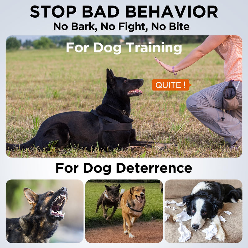 2024 Dog Bark Deterrent Device, Anti-Bark Device for Dog Training & Behavior Aid, No Need to Yell or Pat, Simply Point at The Dog Within 35ft, Ultra-Bright LED Flashlight | Bark Collar Alternative Orange - PawsPlanet Australia