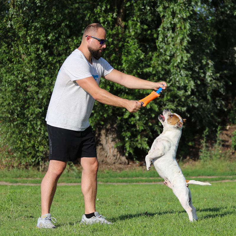 K9 Dog Bite Tug Toy with 2 Strong Handles - Made of Durable & Tear-Resistant Fire Hose - Perfect for Tug of War, Fetch & Puppy Training - Ideal Pull Toy for Medium to Large Dogs, 12 Inches - PawsPlanet Australia