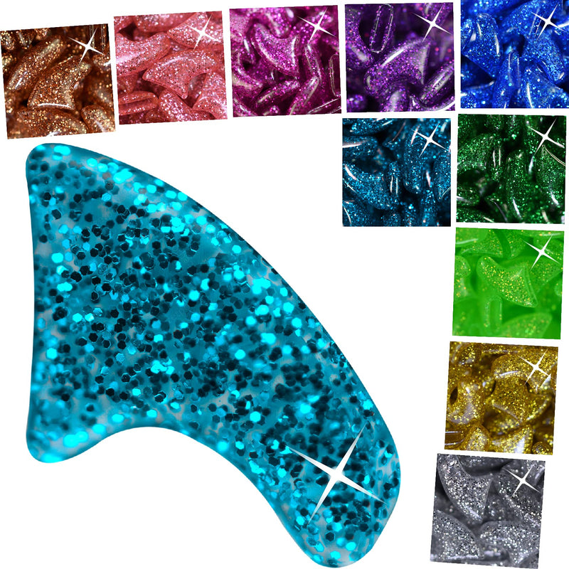 zetpo Cat Nail Caps | Cat Claw Covers | with Adhesives and Applicators (L, 5X Glitter Random Colors | 100 pcs) L - PawsPlanet Australia