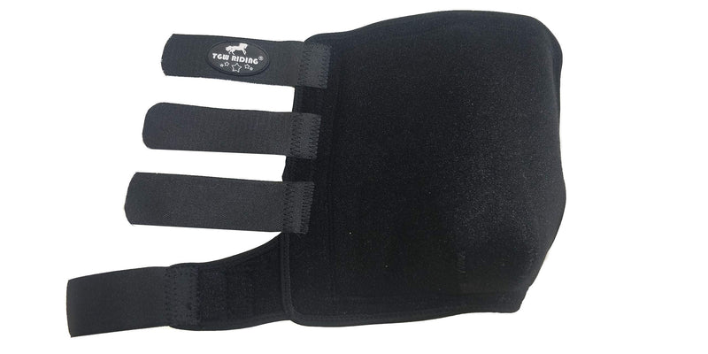 TGW RIDING Horse Sports Medicine Boots Horse Sport Boots Horse Leg Wraps One Pair Black Small