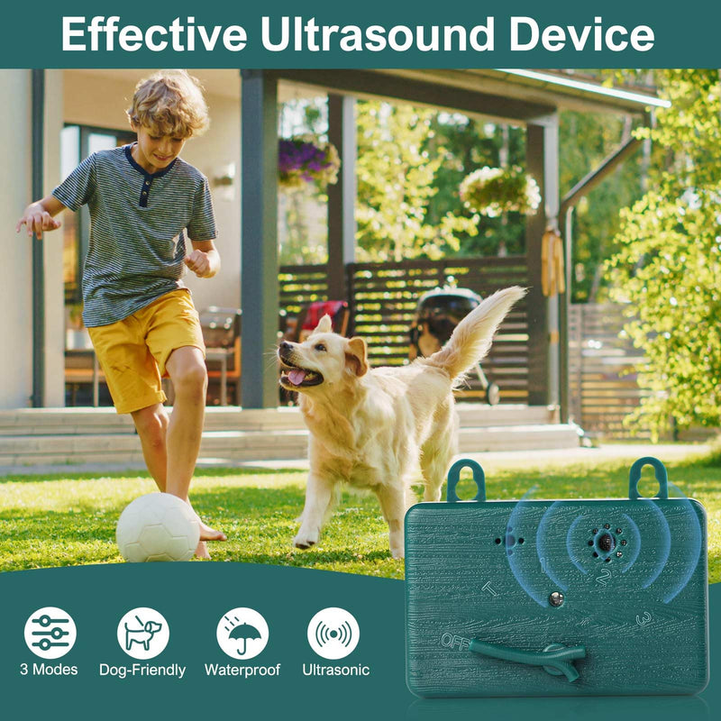Anti Barking Device for Dogs. 50 ft Dog Barking Control Devices 3 Adjustable Levels. Sonic Barking Deterrents Control Device Bark Box for Indoor & Outdoor. Dog Barking Silencer Safe for Dogs(Green) - PawsPlanet Australia