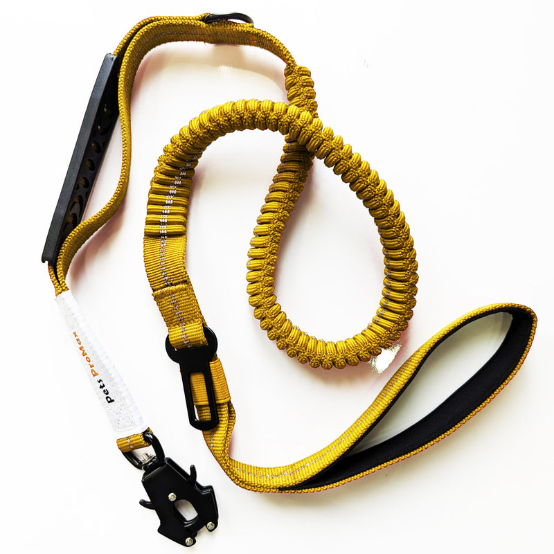 ProMax Tactical Dog Harness & Leash Set - Medium, Military Style, No-Pull Brown M Medium (M) Harness + Leash Brown - PawsPlanet Australia