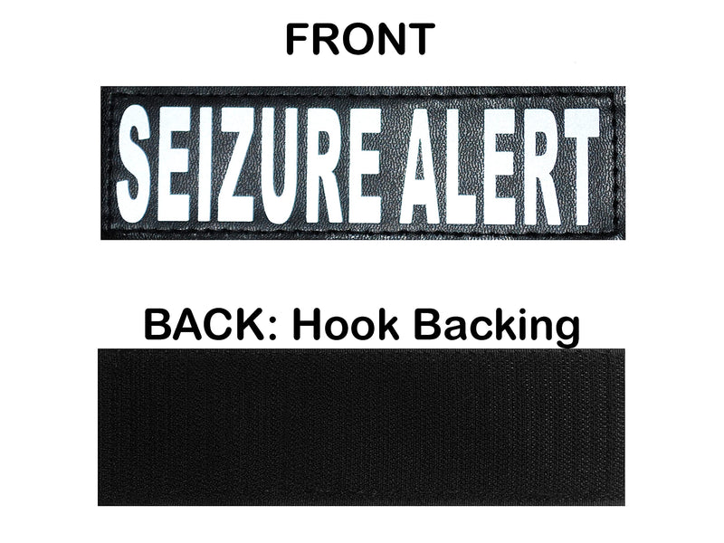 Seizure Alert Nylon Dog Harness Vest. Purchase Comes with 2 Reflective Seizure Alert pathces. Please Measure Your Dog Before Ordering Girth 19-25" Purple - PawsPlanet Australia