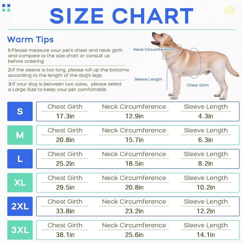 MIGOHI Dog Recovery Suits,Dog Surgery Recovery Sleeve for Front Legs,Female and Male Dog Recovery Suit,Dog Cone Alternative After Surgery,Dog Leg Sleeve to Stop Licking,Dog Wound Care,Blue,3XL Blue XXX-Large - PawsPlanet Australia