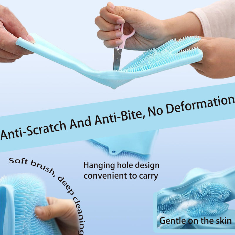 6PCS Pet Grooming Kit for Dogs,Cats and Horses |Pet Bath Brush|Pet Washing Gloves|Dog Bath Supplies|Dog Bath Brush | Dog Washing Brush - PawsPlanet Australia