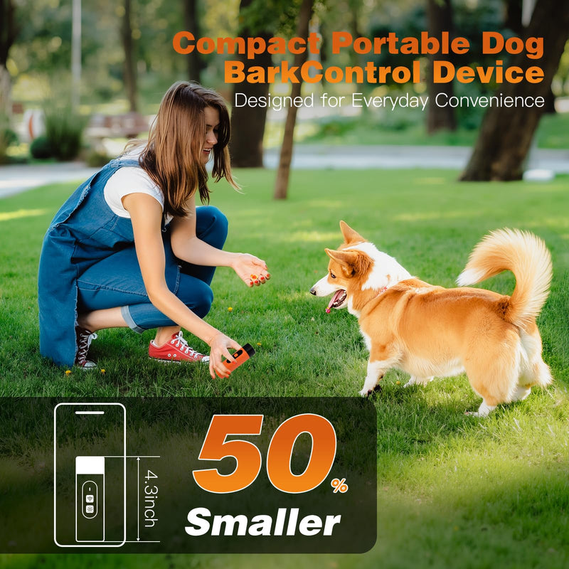 Ultrasonic Dog Bark Deterrent Devices, 50 FT Range Anti Barking Device for Dogs, Indoors Outdoors Effective Stop Barking Own or Neighbors Dog, Safe & Humane Dog Behavior Training Control Device - PawsPlanet Australia