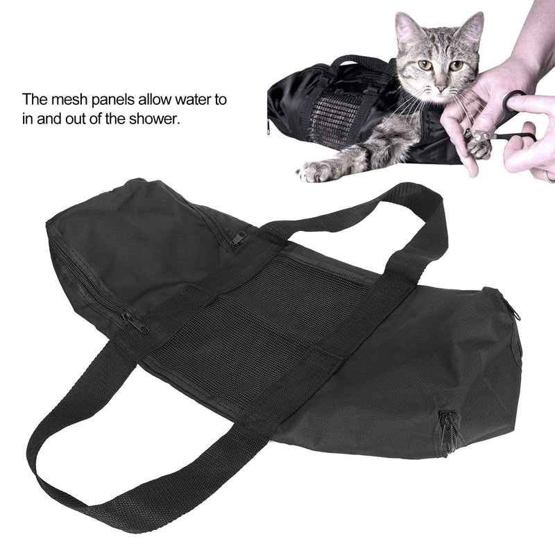 Annadue Cat Grooming Bath Retention Bag, No Scratching, Pet Wash Shower Bag for Claw and Nail Trimming