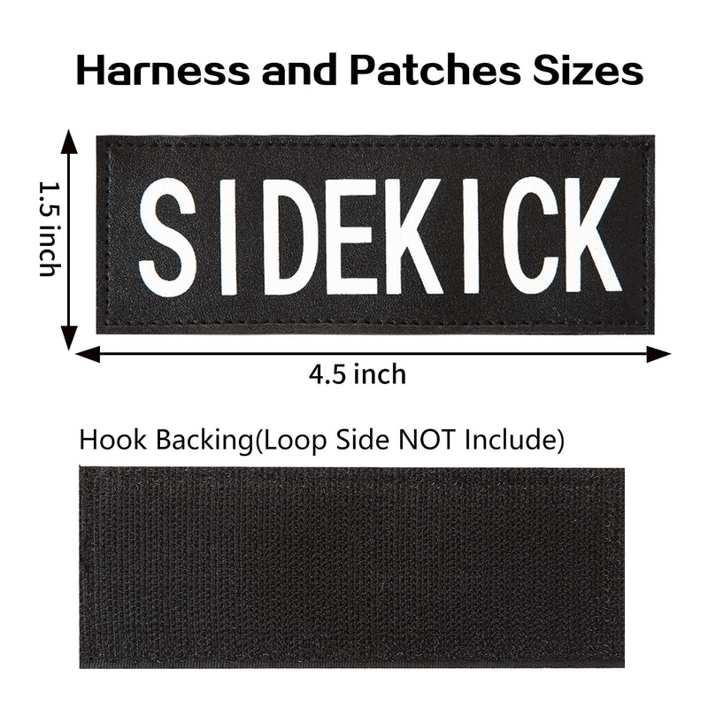 AUROTH Dog Patches 8 Pieces, Dog Vest Patches with Hook Backing for pet Vest Harnesses, Pet Carrier, Personalized Patches Glows in The Dark Size M M-4.5X1.5” Series 2 - PawsPlanet Australia