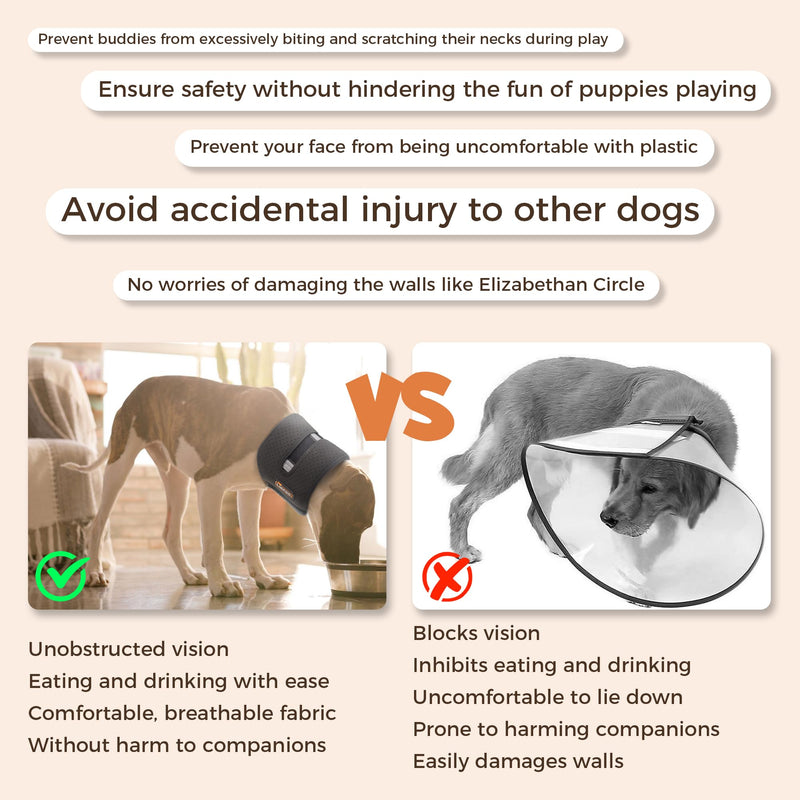 Dog Cervical Collar Neck Brace Supports Cervical Vertebral Sprains Instability, Neck Brace for Dog Limit The Range of Movement up and Down, Dog Cervical Brace Helps Recover from Cervical Sprains XL SBR XL(Neck Girth20"-24"/Neck Length5") - PawsPlanet Australia