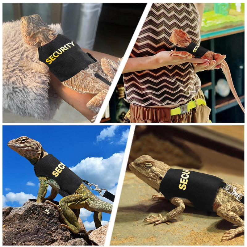Bearded Dragon Harness and Leash-Bearded Dragon Clothes Lizard Accessories Stuff for Escape Proof Small Animal Reptile Adjustable Harness and Leash Rope for Walking Outdoor SECURITY - PawsPlanet Australia