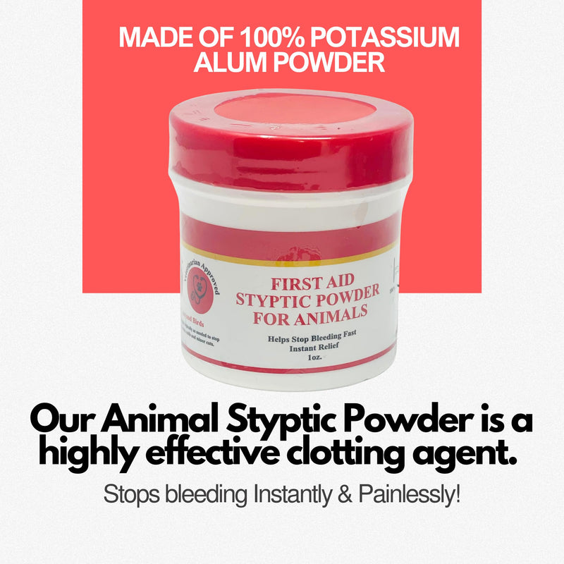 G.B.S Styptic Powder for Animals – Fast-Acting Blood Stop for Dogs, Cats, Birds & Small Pets – First Aid Powder for Nail Bleeding, Minor Cuts & Grooming – 1 oz, Pack of 1 1 ounce - PawsPlanet Australia