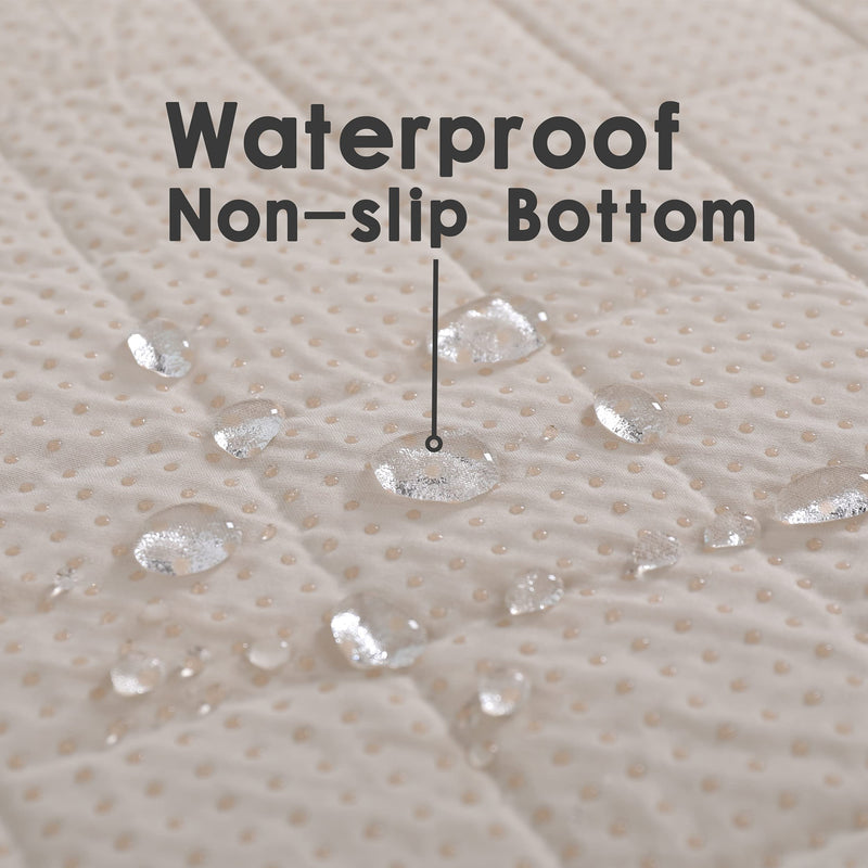 Waterproof Dog Bed Cover - nanbowang Pet Blanket Sofa Couch Furniture Protector for Kids Children Dog Cat, Reversible (40x50 Inch Pack of 1, Beige) 40x50" - PawsPlanet Australia