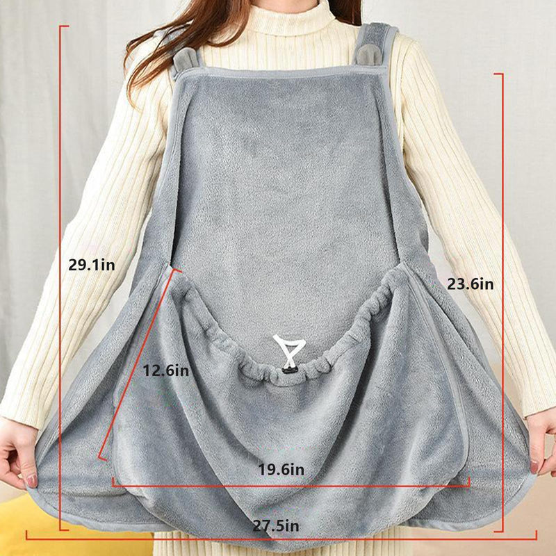 Adjustable Cat Apron Carrier with Holes Pet Carrier Sleeping Bag Pet Carrier Sling Cat Carrier Bag Cat Carrier Pouch for Small Sized Animals (B) B - PawsPlanet Australia