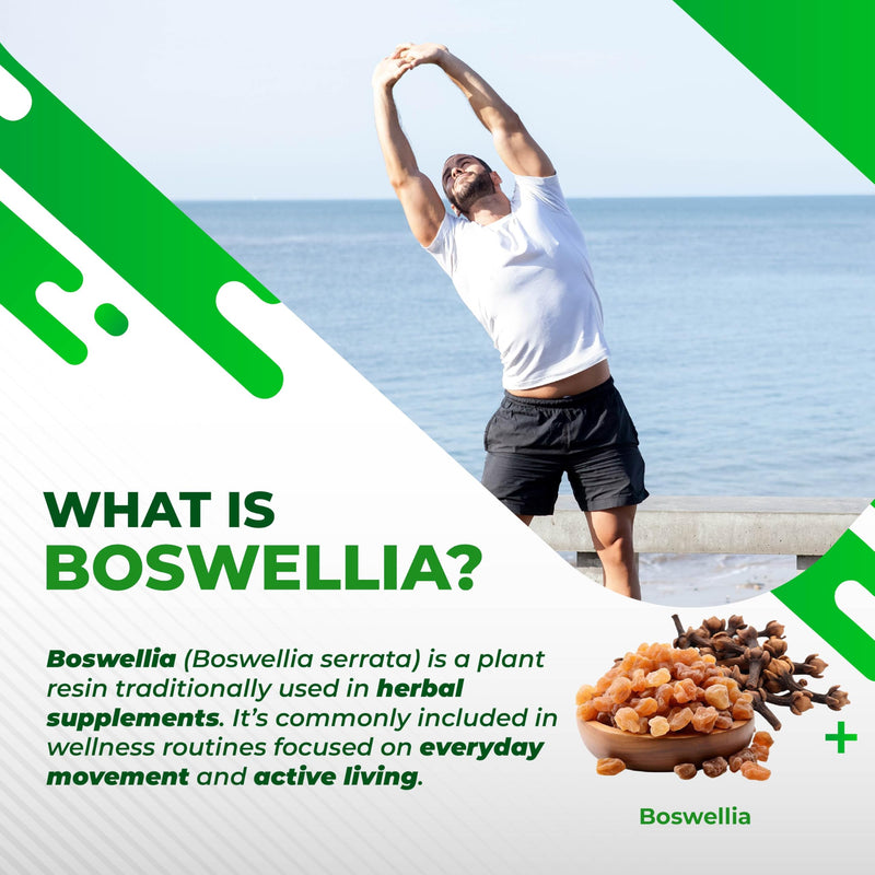 Boswellia with Cloves, Ginger, Turmeric, Vitamin C, Hyaluronic Acid, MSM, Devil's Claw – Supports Joint Health, Digestive Wellness* & Nutrient Absorption* 150 count (pack of 1) - PawsPlanet Australia