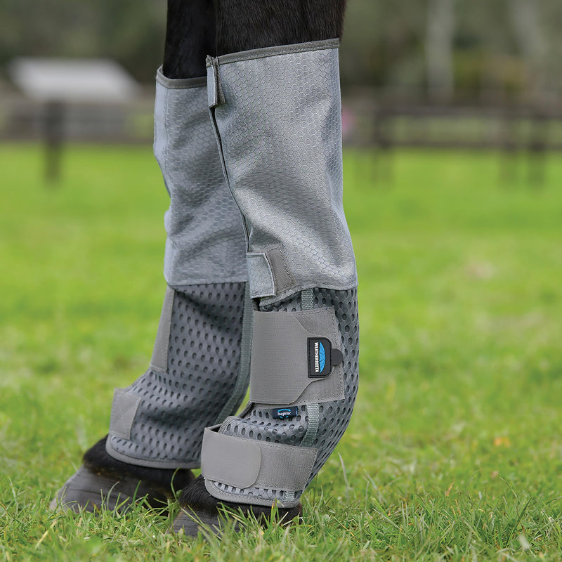 WeatherBeeta ComFiTec Hexi Shield Fly Wraps, Grey/Silver, Full L