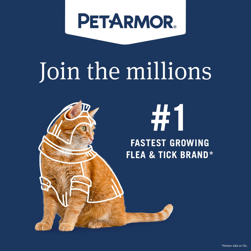 PetArmor Extend Cat Flea and Tick Treatment & Prevention Collar for Cats, 8 Months of Protection, Waterproof, Kills Fleas, Ticks, and Larvae, 1 Count