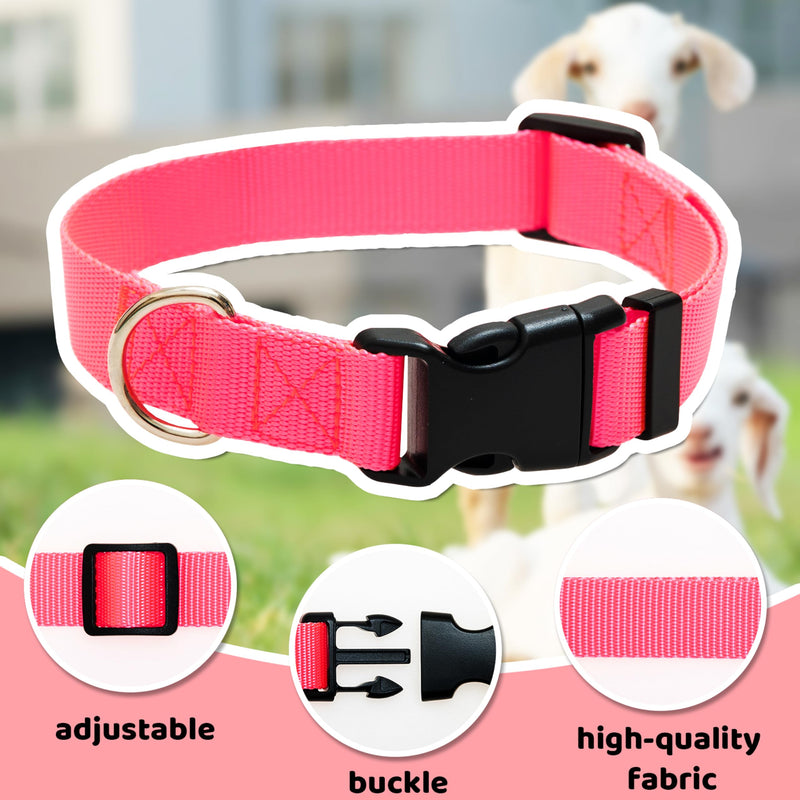 3 Pack Goat Collars with Bells, Adjustable Pet Collar & Anti-Lost Loud Bronze Grazing Copper Bells Accessories for Small Farm Animal Sheep Cow Goat (Neck 13.8"-20.9") - PawsPlanet Australia