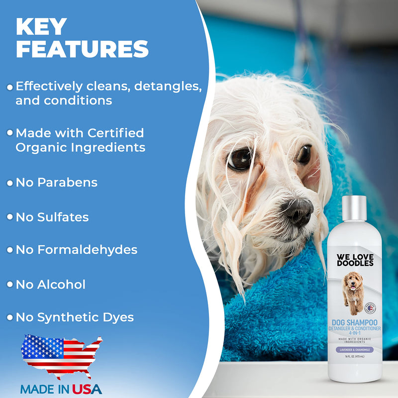 We Love Doodles Dog Shampoo & Dog Grooming Scissors Kit - Perfect for At-Home Dog Groomers - PawsPlanet Australia