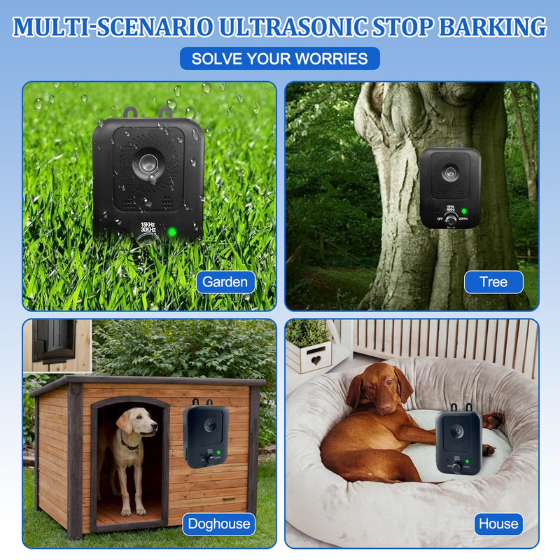 Anti Barking Devices Dog Barking Control Devices with 3 Modes Barking Deterrent Devices for Indoor and Outdoor Use Dog Behavior Training Barking Silencer Safe for Dogs and People - PawsPlanet Australia