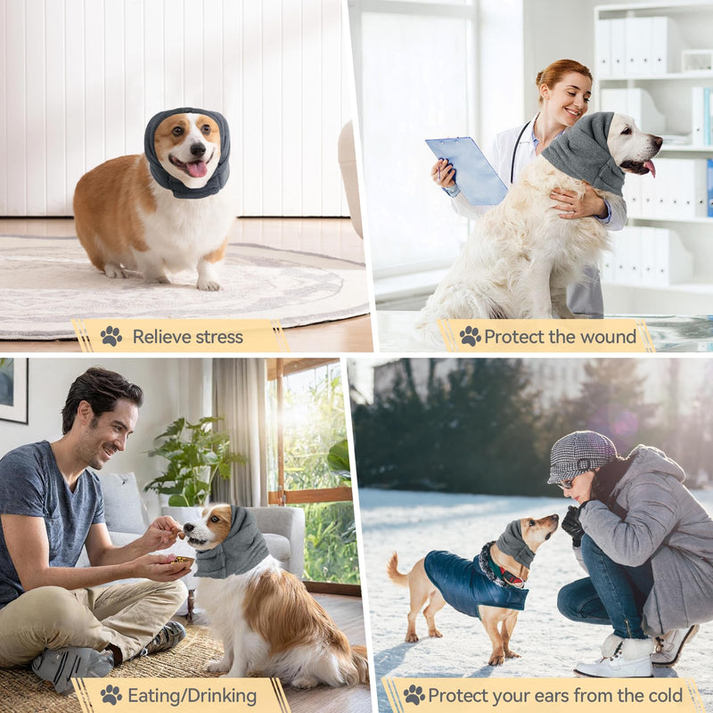 Dog Ear Protection, Ear Protection, Dog Polyester Material, Ear Muffs for Dogs, Adjustable, Noise Protection, Dog Earmuffs, for Small, Medium and Large Dogs, Outdoor Sports