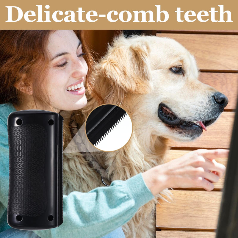 2 Pcs Deshedding Dog Brush, Cat Dog Brush for Shedding Tool, Professional Shorthair Soft Rabbit Pet Deshedding Cat Brushes for Cats Dog, Portable Design Refresh Pet Brushes Hair Removal Tool - PawsPlanet Australia