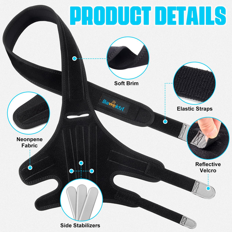 Dog Knee Brace for Torn ACL Hind Leg, Rear Leg Brace Support for Cruciate Ligament Injury, Joint Pain and Muscle Sore, Easy to Put On and Off Dog Braces for Back Leg L - PawsPlanet Australia