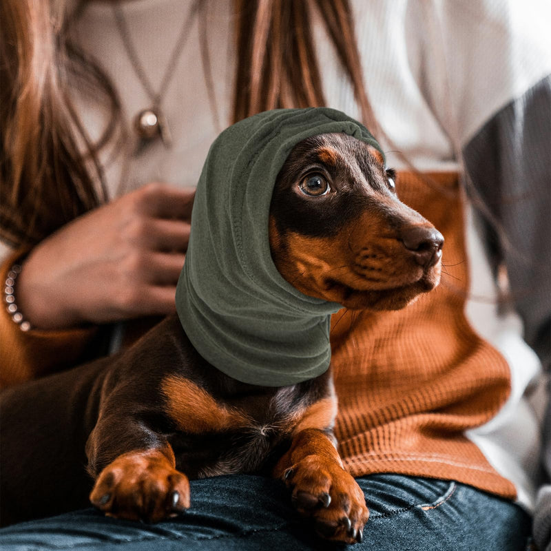 Nanaki Dog Calming Hoodie,Upgrade Anti-Slip Hematomas Ear Wraps For Dogs Ear Covers,Adjustable Dog Ear Muffs Noise Protection,Fireworks Dog Ear Protector Dog Grooming Ear Cover Dog Head Wrap Dog Snood Large Green - PawsPlanet Australia