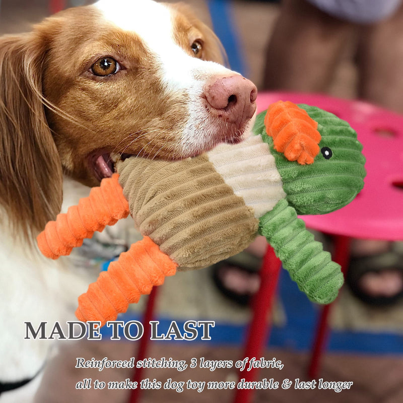 5 Pack Tough Dog Toys Stuffed Squeaky Dog Toys Assortment Plush Animal Dog Toy Value Bundle Puppy Pet Dog Toys for Small Medium Large Dogs 5pack - PawsPlanet Australia