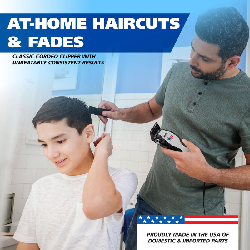 Wahl USA Anthem Classic Haircutting Kit – Corded Hair Clipper for Men with No-Snag Blades, Powerful POWERDRIVE Motor & Adjustable Fade Lever – Model 3029140 - PawsPlanet Australia