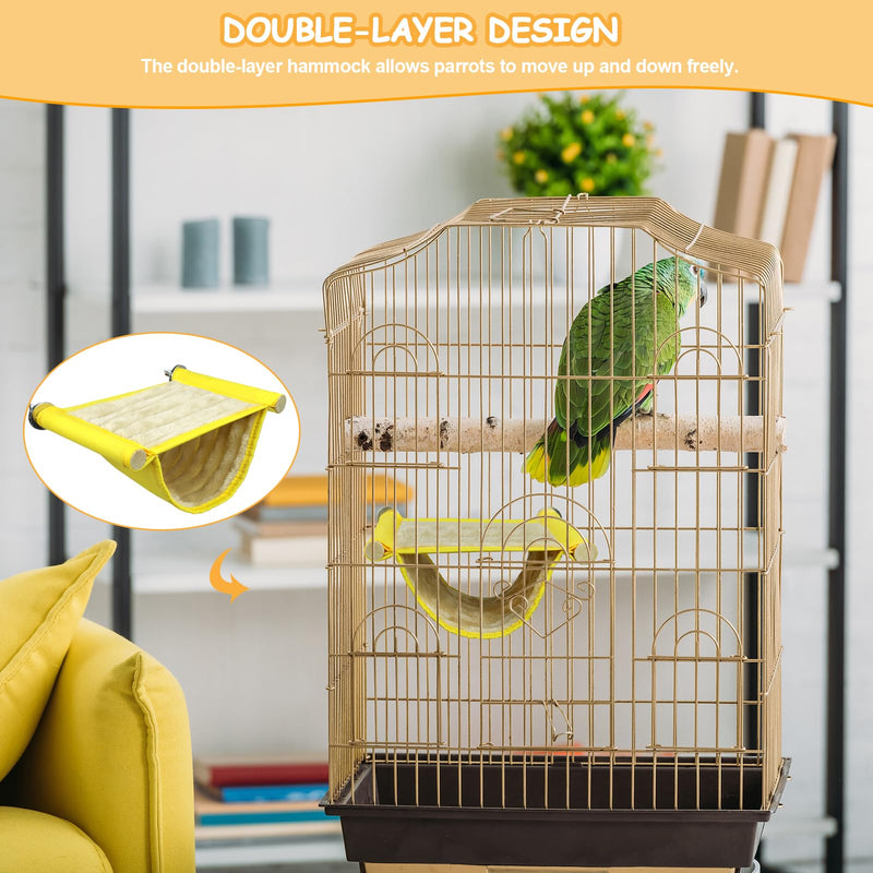 Winter Warm Bird Nest Bed, Parrot Hanging Nest, Cage Hammock, Snuggle Hut for Parakeet Budgies Cockatiels Lovebird Cockatoo Finch Hamster Chinchilla - PawsPlanet Australia