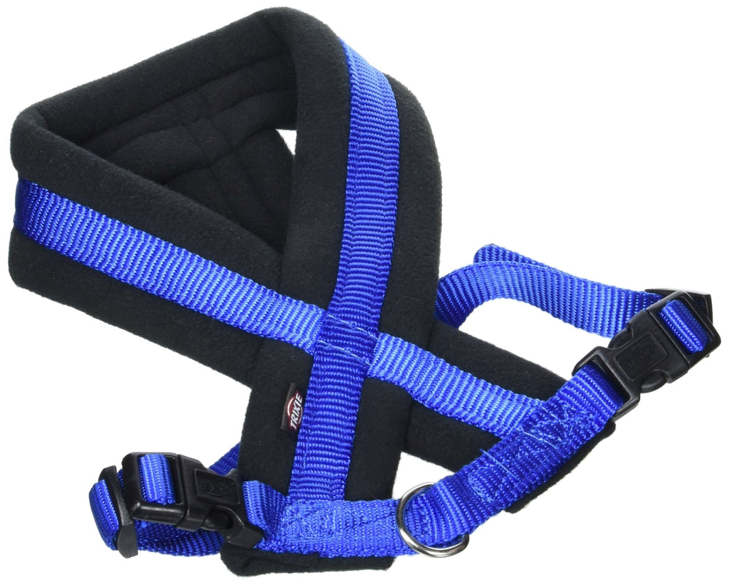 Trixie Premium Harness with Fleece Padding, Royal Blue, S: 35–65 cm/20 mm S: 35â 65 cm/20 mm - PawsPlanet Australia