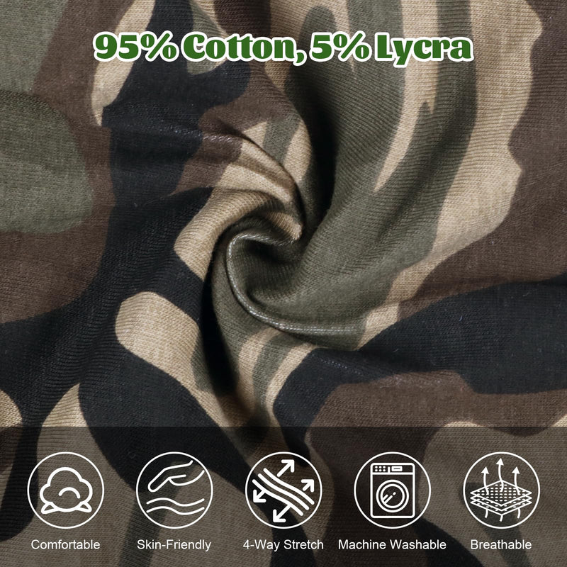 FEimaX Dog Surgery Recovery Suit, Anti-Licking Soft Dog Surgical Recovery Suit Female Male, Pet Zip Post-Op Bodysuit Abdominal Wounds Protector Cone E-Collar Alternative for Medium Large Dogs L Camouflage