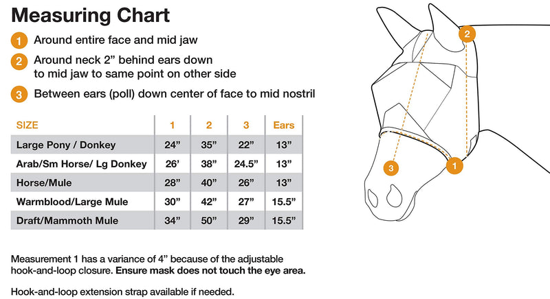 Cashel Quiet Ride Mule Fly Mask, Ears, Black, Mule Weanling Weanling Std Ear - PawsPlanet Australia