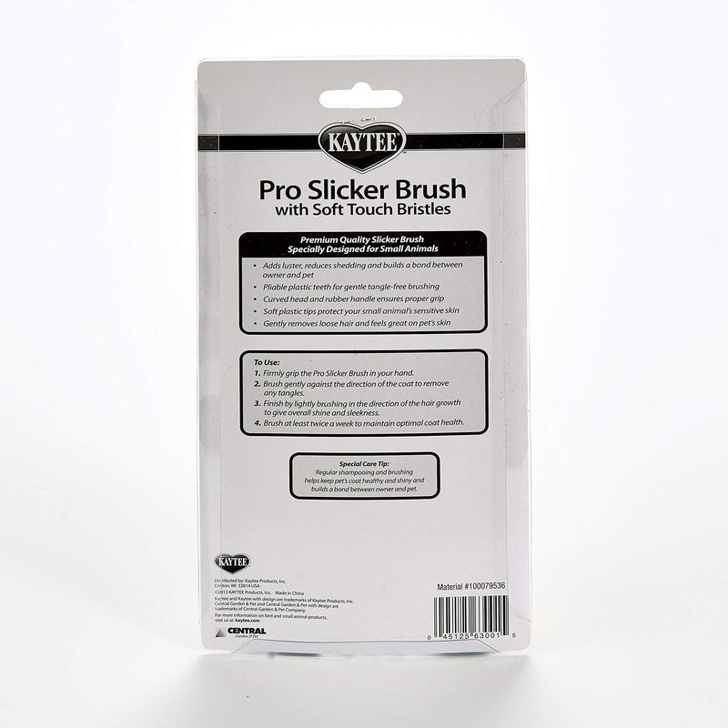 Kaytee Pro-Slicker Brush White, Large - PawsPlanet Australia