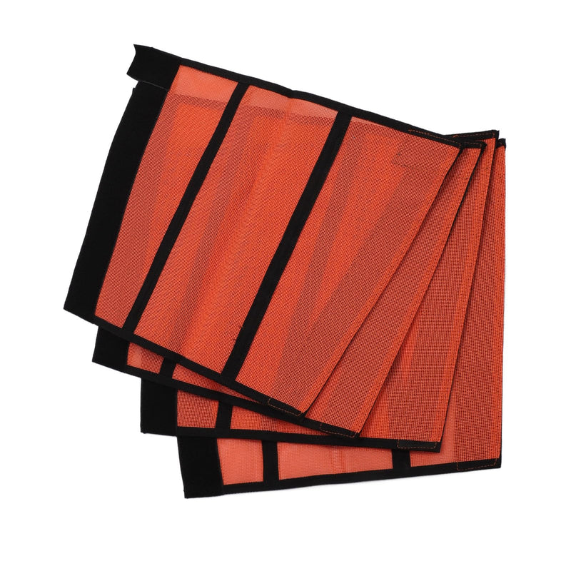 Horse Fly Leggings, Prevent Trampling Fine Mesh Leg Protection Tear Resistant Horse Fly Boots for Outdoor (Orange) - PawsPlanet Australia