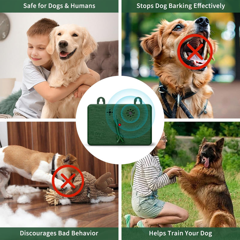 Anti Barking Devices for Dogs, 50FT Ultrasonic Dog Bark Control Devices with 4 Modes, Ultrasonic Dog Deterrent Bark Box Sonic Dog Barking Deterrent Devices for Indoor/Outdoor Dog Use - PawsPlanet Australia