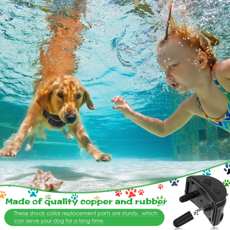 Zhengmy 24 Pieces Dog Shock Collar Rubber Tips Prong Dog Collar Training Replacement Parts Column Rubber Sleeve Silicone Covers Female Contact Points for Pet Training Stop Barking Tool(13mm/16mm/20mm) - PawsPlanet Australia