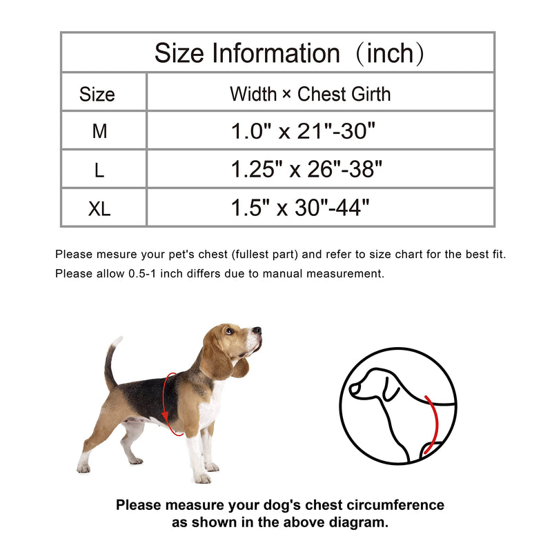 Kruz No Pull Dog Harness (Chest 21”-30”, Weight 22-53 lbs) Heavy-Duty Pet Harness for Medium Breeds, Ultra-Comfort Fit, Lifetime Durability, Adjustable Dog Harness No Pull Design (Red, Medium) Red - PawsPlanet Australia