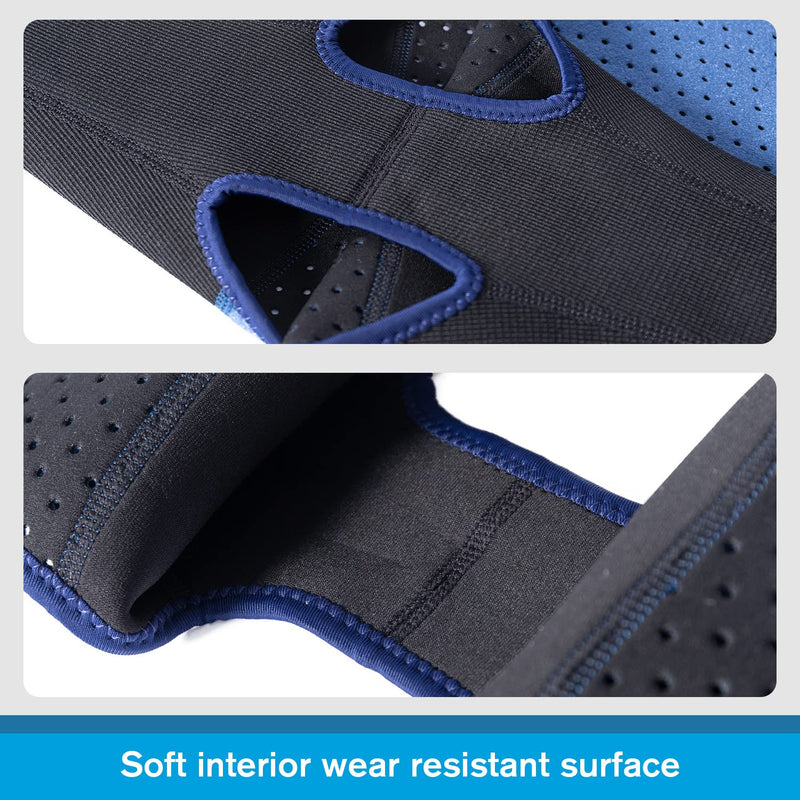 Coodeo Dog Recovery Suit, Cone Collar Alternative, Abrasion Resistant Dog Recovery Rear Sleeves, Washable 2.5mm Thick and Waterproof, Pet Wounds Prevent Licking, Biting (2XL, Blue) XX-Large - PawsPlanet Australia
