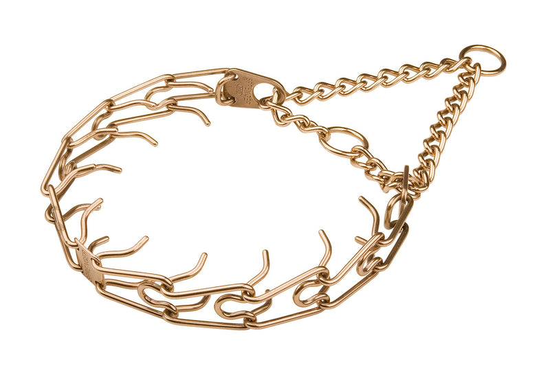 Herm Sprenger Curogan Ultra-Plus Pinch Collar for German Shepherd with Center-Plate and Assembly Chain - 3.2 mm x 23 inches - PawsPlanet Australia