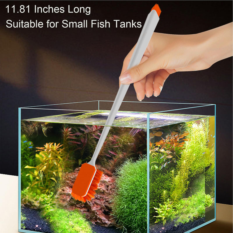 Small Fish Tank Cleaner - Algae Scraper for Glass Aquariums - Aquarium Brush & Scrubber Tool Adapted for Cleaning Glass and Acrylic Aquariums. - PawsPlanet Australia