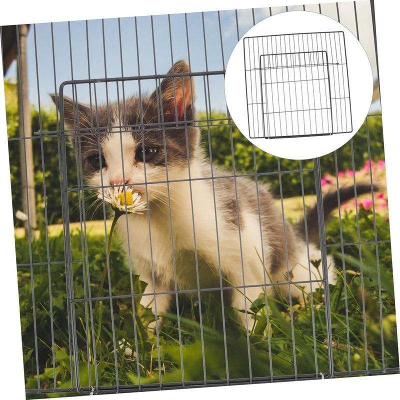 SUPVOX Cat Cage Mesh Door Panel with Flip Access Door 14X14 Inches for Indoor Cat Cages and Pet Enclosures Replacement - PawsPlanet Australia