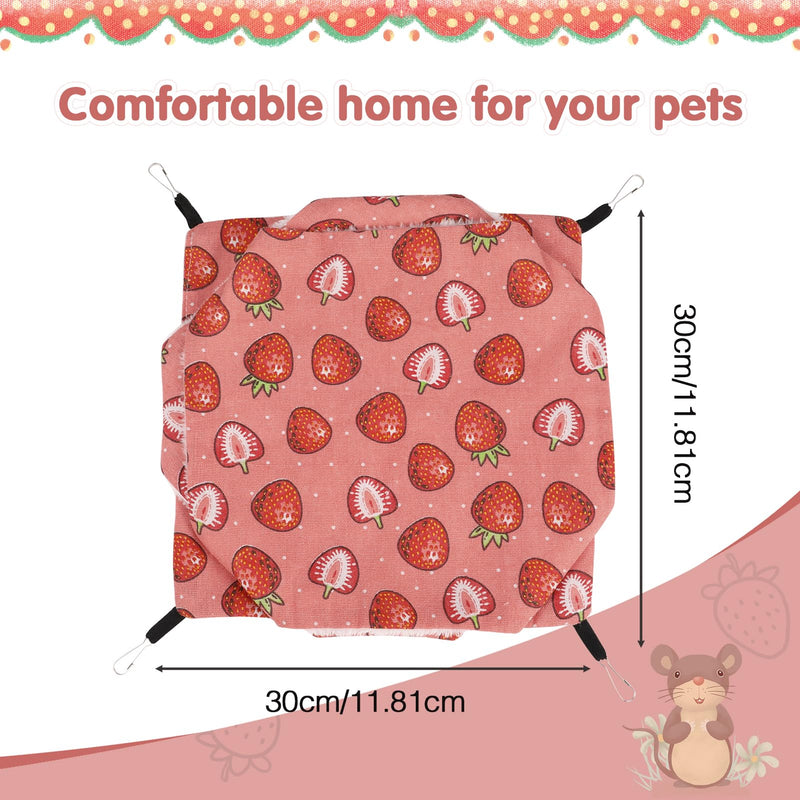 XINRUI 3 Layer Guinea Pig Cage Hammock, Cute Rat Hamster Hanging Hammock Bed Soft Warm Small Animals House Cage Accessories Toy for Ferret Squirrel Chinchilla Parrot Sugar Glider - PawsPlanet Australia