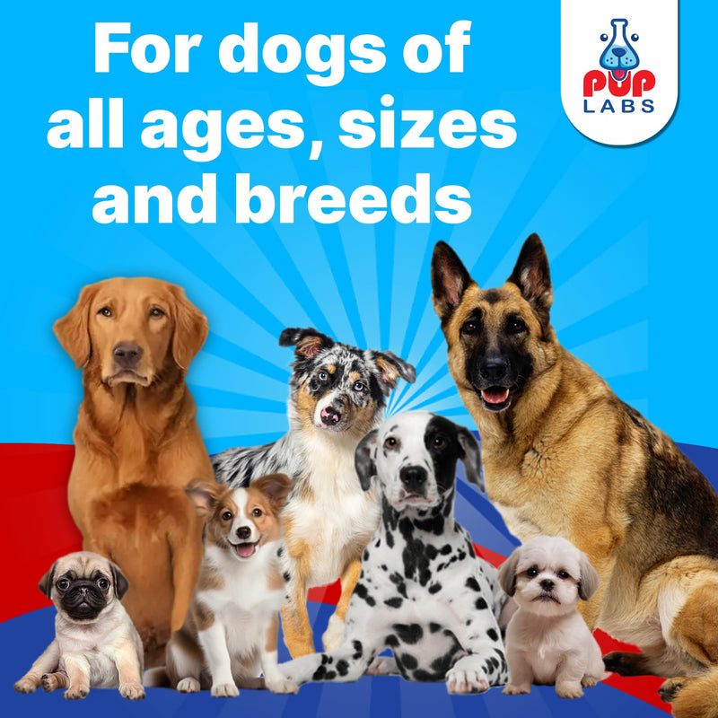 Fresh Breathies, All-Natural Dental Chews for Dogs, Dog Breath Treatment That Supports Gut Health and Immune System, Dog Teeth Cleaning Chews, Dental Treats for Dogs Made in The USA, 30 Count Bag
