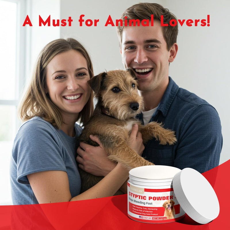 Styptic Powder for Dogs–Quick Stop Bleeding for Dogs Nails, Minor Cuts, Scratches–Blood Stop Powder with Herbal Support,Gentle & Sting-Free–5.3 oz Styptic Powder for Grooming,Vets,Pet First Aid Kits - PawsPlanet Australia