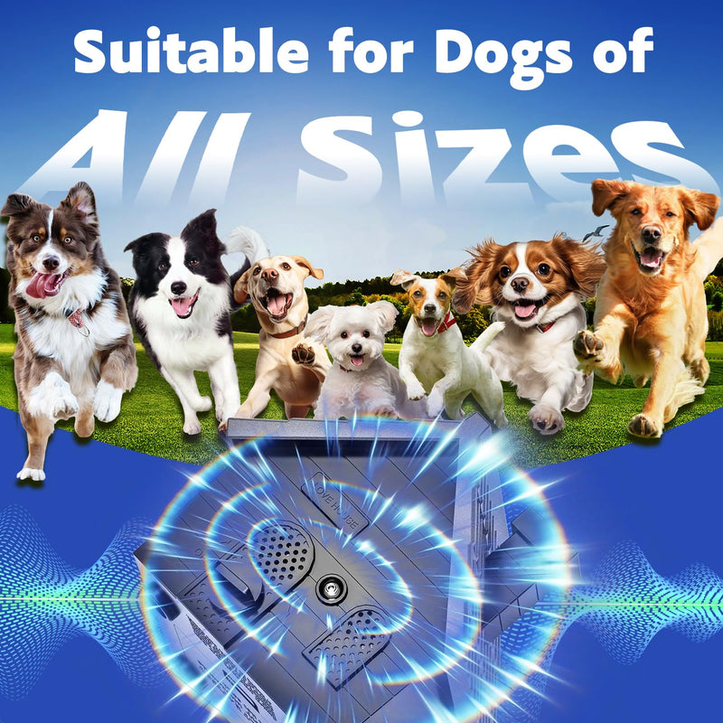 Mimo Style Anti Barking Device for Dogs, Ultrasonic Dog Bark Deterrent Devices, Dog Barking Silencer up to 50 FT, Dog Barking Control Device, Bark Box Indoor Outdoor Use(Black) black - PawsPlanet Australia