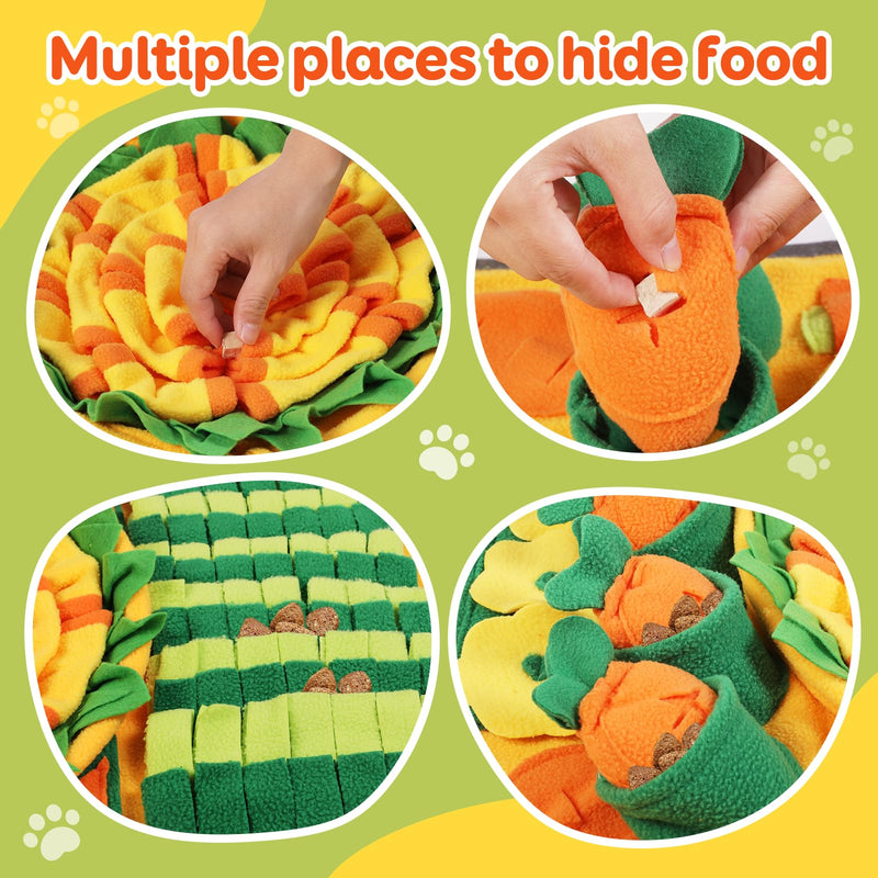 Dog Snuffle Mat for Nosework – Soccer Field Slow Feeder Pad, Washable Enrichment Toy for Medium Dogs Goal Game - PawsPlanet Australia